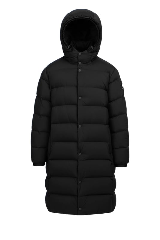 Sandbanks Panorama Long Puffer Jacket Black