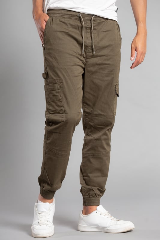 Upgrade your summer wardrobe with these cargo trousers from Tokyo Laundry. Made from a comfortable and durable cotton-rich fabric, these trousers feature a drawstring waist and pockets for added convenience. With their on-trend cuffed design and machine washable material, these trousers are a must-have.