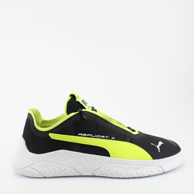 Puma Replicat X Circuit Black Synthetic Mens Lace Up Trainers