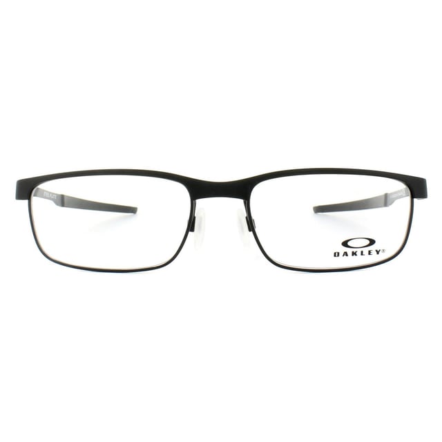 Las Oakley Steel Plate OX3222-01 Powder Coal tienen una montura de acero ultrafina con una sutil curva en las patillas para un acabado elegante y cómodo. Las bisagras de resorte y las almohadillas de Unobtanium se suman a la excelente comodidad.