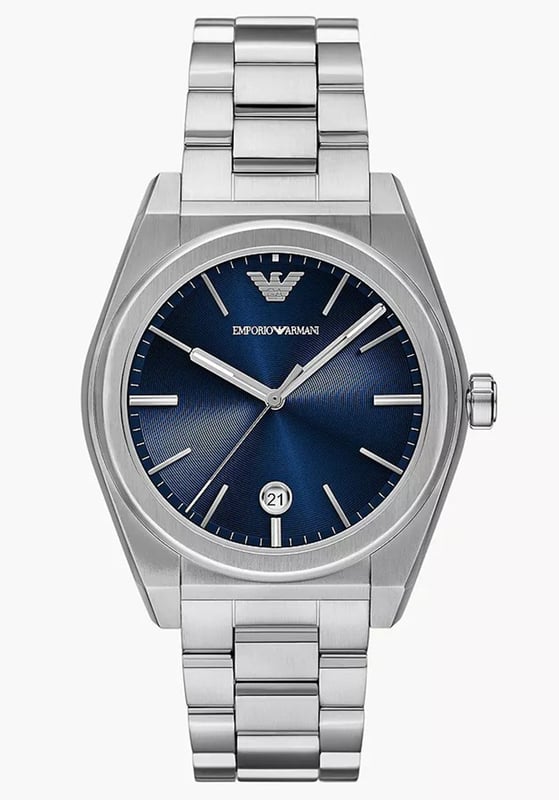 Emporio Armani Federico Silber Herren Armbanduhr AR11620