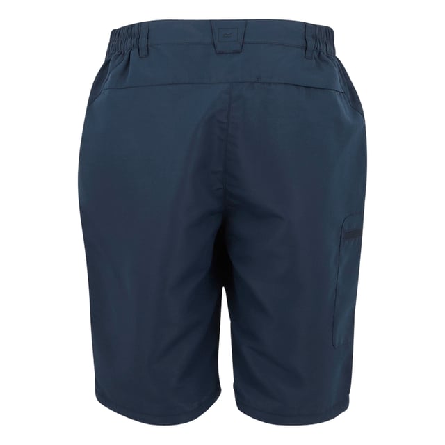 100% gerecycleerd polyester. Stof: Geweven. Ontwerp: Eenvoudig. 105gsm. Sluiting: Knoop, Ritsgat. Stoftechnologie: Kreukherstellend, Duurzame waterafstotende afwerking, Lichtgewicht, Sneldrogend, UV-bescherming, Waterafstotend. Riemlussen, afritsbare benen. Zakken: 2 Zijzakken, 1 Dijbeenzak, Rits. Waistline: Elastiek. Zoom: Aantrekkoord.