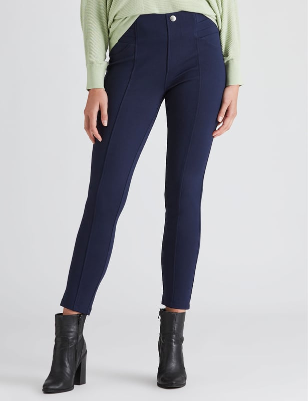 Katies navy pants best sale