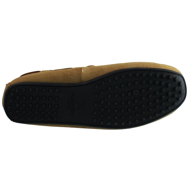 Hackett Wentworth Heren Bruine Slippers Hackett Wentworth Slip-On Bruin Glad Leer Heren Slippers HMS20578 869