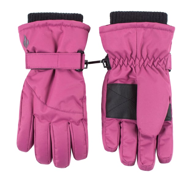 Keep hands warm and toasty in these Snowflake Performance Gloves for Girls. It's no surprise that children love winter, but without the right pair of cosy gloves, they can quickly get too cold to enjoy it. The Heat Holders range of children’s thermal gloves will keep them warm whatever the weather! Heat Holders gloves feature specially developed thermal yarn which provides high performance insulation against cold with superior moisture breathing abilities. The gloves are lined with Heat Holders HeatWeaver insulation which is a plush fur-like thermal lining that maximises the amount of warm air held close to the skin. The stretchable construction contours around the natural shape of your body for an improved fit, warmth and comfort. These gloves have an elasticated and adjustable wrist strap so your child can tighten the grip around the wrist. It also prevent cold air getting in while the strap helps make these glove the most comfortable they can be - perfect for the cold weather. They also feature a thermal lining at the wrist in order to retain heat and warmth close to the skin. These gloves come in sizes 3-6 years and 6-9 years. They are available in the colour Pink.