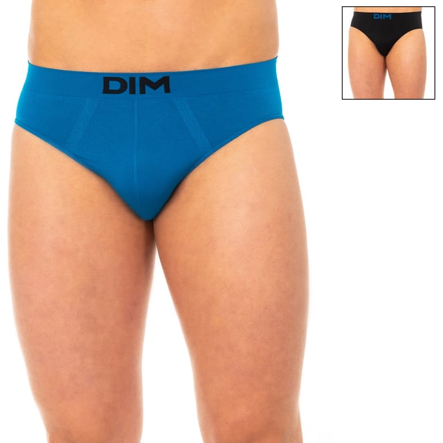 Pack-2 slips Unno Basic by Dim.
Color Azul-negro.
Cinturilla elástica, con nombre de la marca en la parte central.
Tejido transpirable.
Frontal anatómico con capacidad de sujetar sin apretar.
Sin costuras.

Composición:  84% Poliamida. - 15% Elastano. - 1% Poliéster..

Cuidados:
- Lavara a mano a temperatura máx. 40º.
- No utilizar lejía.
- No permite el uso de secadora.
- No planchar.
- No lavar en seco.