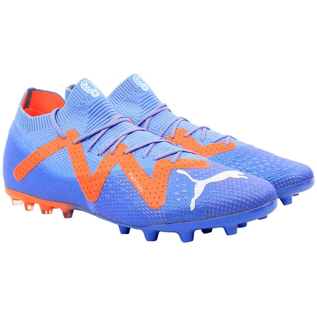 Puma orange and blue football boots deals