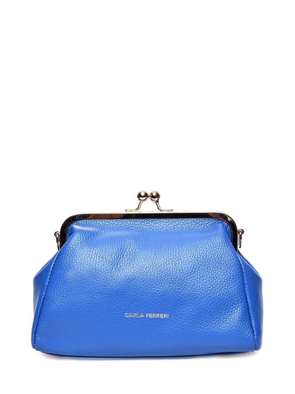 Clutch Bag
100% cow leather
Top clasp closure
16.5x21x4.5 cm 
Metal shoulderstrap 120cm