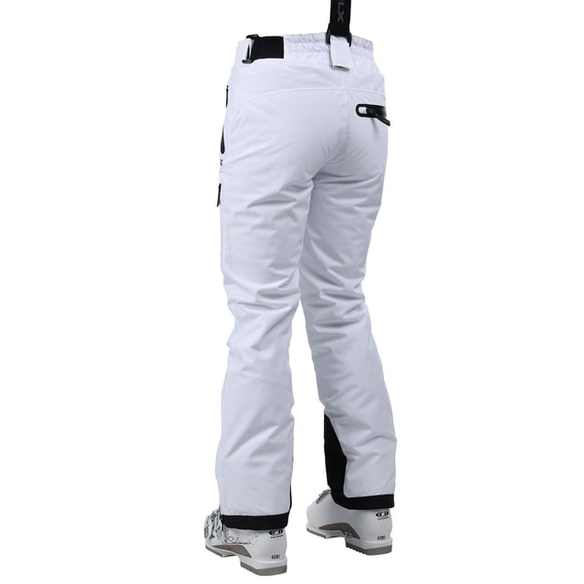 Buitenmaterialen: 100% Polyester TPU Membraan. Voering: 100% polyester. Stof: DLX, Stretch, Geweven. Vulling: 100% polyester. Vullen: Down-Touch. 10000g/m²/24hrs. Waterdichtheid: 2000mm. Zakken: 3 waterdichte zakken, rits. Taillelijn: Verstelbaar. Verstelbare bretels, Enkelbanden, Gelede knie, Riemlussen, Afneembare bretels, Kick Panels, Zijventilatie, Getapete Naden, Ritssluiting.. Bevestiging: Knop. Voering: Tricot. Stoftechnologie: Waterdicht, winddicht.