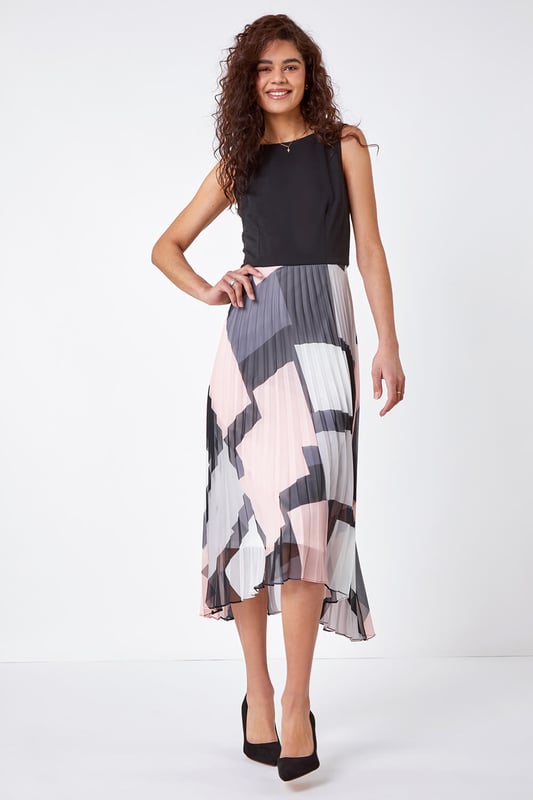 Roman sales pleated dress