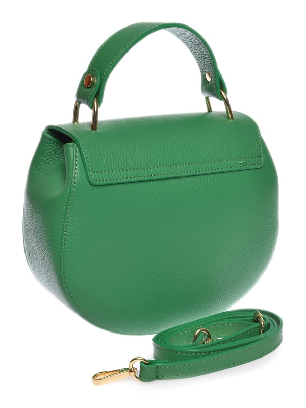 Crossbody tas
100% rundleer
Ritssluiting aan de bovenkant
Metalen gespsluiting aan de voorkant
Intern vak met rits
Afmetingen : 20x23,5x7,5 cm
Handvat: 21cm
Schouderriem: 120 cm verstelbaar