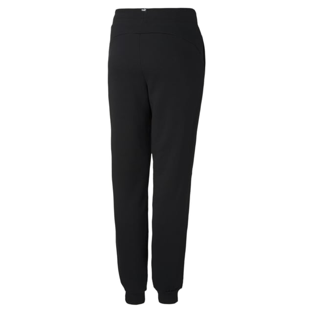 PRODUCT STORY: These cosy sweatpants come with a ribbed elasticated waist and cuffs for a laid-back feel, a tapered cut for a flattering fit, and a Forever Better Initiative cotton and recycled polyester blend for better sustainability. Ready to welcome them to your wardrobe? We are. FEATURES & BENEFITS: Recycled Content: Made with at least 20% recycled material as a step toward a better future  DETAILS: Regular fit; Side pockets; Ribbed cuffs; Elastic ribbed waistband with internal drawcord for customised comfort; PUMA No. 1 Logo heat transfer at left leg; Cotton, recycled polyester and elastane
