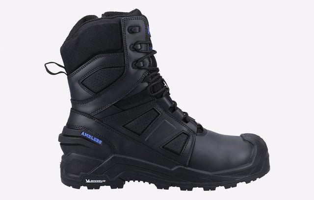 The AS981C Centurion is a metal free Hi leg safety boot with a fibre glass composite toe cap and an anti-penetration non-metallic midsole.
Lightweight and Robust Metal Free 8" Safety Boot With Side Zip
Water Resistant Full Grain Leather Upper
Internal Waterproof Membrane
Injected Moulded PU Toe Guard for Extra Durability Tested to New Scuff Cap Standard (SC)
Moulded TPU Heel Counter for Enhanced Heel Support and Extra Protection Incorporating a Functional Heel Kick
Deep Padded Mesh Collar for Extra Comfort
YKK Side Zip for Easy Access
Comfortable, Cushioned and Removable PU Footbed with Arch Support
Injected PU Midsole Enhances Comfort and Shock Absorption
Non-Marking MICHELIN Rubber Outsole
