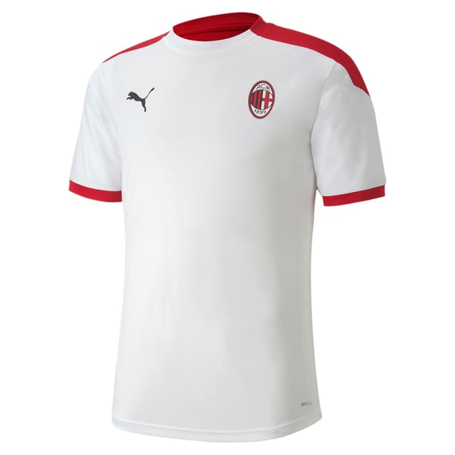 Puma AC Milan 2020/21 Mens White Training Football Shirt 758191 02