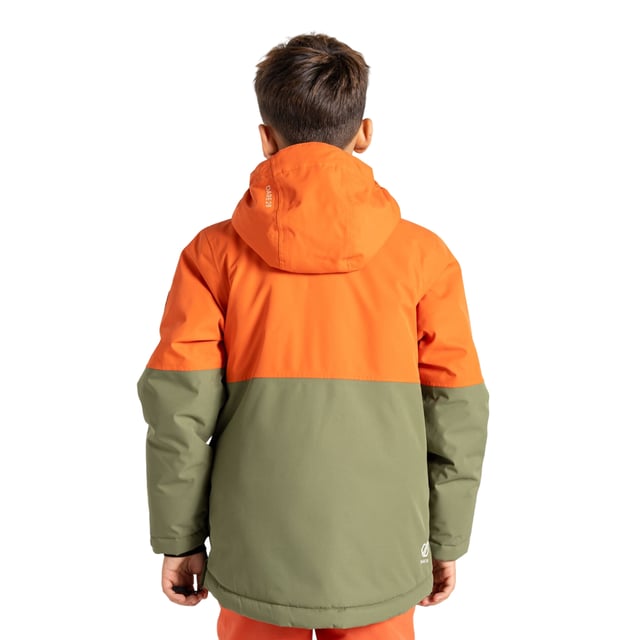 Lining: Recycled Polyester. Design: Colour Block, Logo. Fabric Technology: Ared 10000, Breathable, Durable, PFC Free, PFOA Free, PFOS Free, Reflective, Showerproof, Water Repellent, Waterproof. Cuff: Adjustable, Inner Stretch. Chin Guard, High Warmth, Inner Zip Guard, Padded, Scrim Back Panel, Snowskirt, Taped Seams. Neckline: Hooded. Sleeve-Type: Long-Sleeved. Hood Features: Elasticated, Grown On Hood. Pockets: Ski Pass Pocket, Front Pocket, Flap Closure, 2 Lower Pockets, Zip. Fastening: Half Zip, Overhead. Sustainability: Made from Recycled Materials. 14 Years: 33.5 in. 5-6 Years: 24 in. 7-8 Years: 26 in. 15-16 Years: 36 in. 13 Years: 32 in. 9-10 Years: 28.5 in. 11-12 Years: 31 in. 3-4 Years: 22 in.