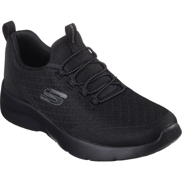 Sporty comfort and sleek design combine in Skechers Dynamight 2.0 - Real Smooth. This stretch-laced design features a mesh upper with synthetic hot melt overlays and a cushioned Skechers Memory Foam comfort insole.