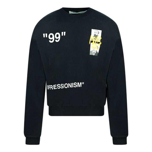 Off white impressionism hoodie white best sale