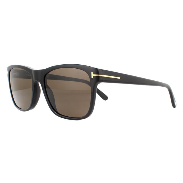 Tom Ford Sunglasses Giulio FT0698 01J Shiny Black Roviex are a classic style with simple shape but just very classy Tom Ford sunglasses. The iconic Tom Ford T-bar metal accent wraps around the front temple in inimitable Tom Ford style.