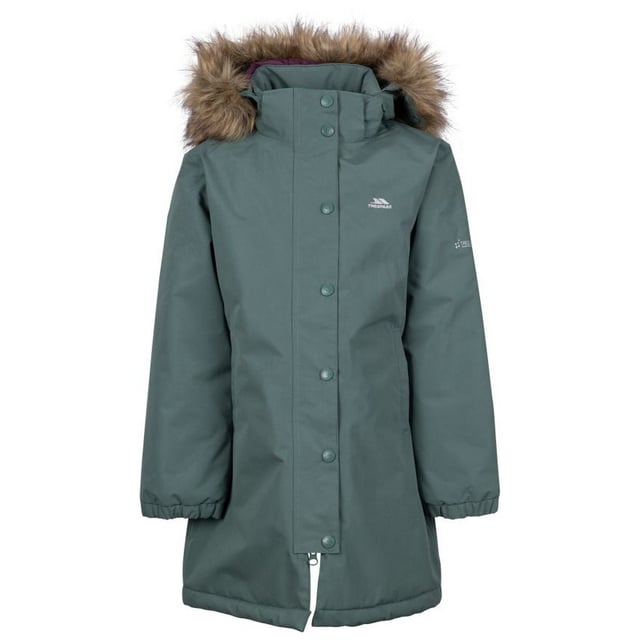 Trespass Girls Astound TP50 Waterproof Jacket Spruce Green
