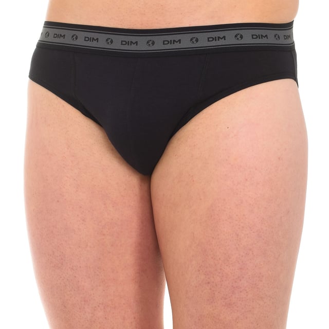 Pack-2 Slips Green Bio Dim.
 Color Gray-black
 Wide rubber waistband with the brand's name consecutively embroidered along the entire waistband.
 Breathable fabric.
 Anatomical front with the ability to hold without tightening.
 Breathable fabric.
 Matching visible seams.

 Composition:
 95% Cotton. - 5% Elastane

 Care:
 - Wash at max. 30º.
 - Do not use bleach.
 - Do not use dryer.
 - Do not iron.
 - Do not dry clean.
 Composition: 95% Cotton, 5% Elastane
 Care:
Wash at max temperature 30º.
 - Do not use bleach.
 - Do not use dryer.
 - Do not iron.
 - Do not dry clean.