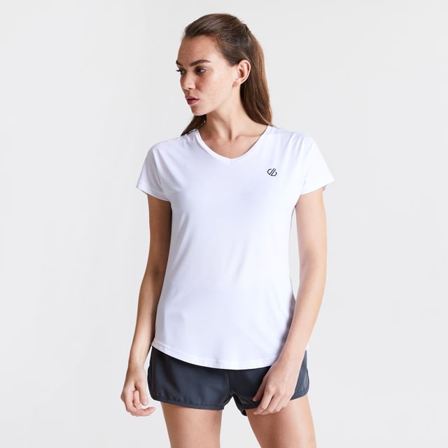 Q-wic lightweight 90% polyester, 10% elastane fabric.  odour control treatment. Good wicking performance. Quick drying. Dropped armhole design.