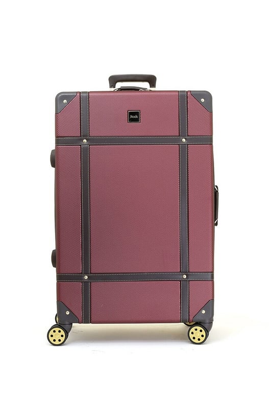 Introducing the Vintage Hard Shell Suitcase - a fusion of classic aesthetics and contemporary functionality, exclusively designed for Modern Explorers. This trunk-inspired masterpiece embodies timeless charm coupled with lightweight construction and robust durability.

Design Features:

A harmonious blend of classic and contemporary design elements.
Effortless gliding with 8 smooth-rolling wheels and a telescopic handle.
Crafted from impact-resistant hard shell ABS material for ultimate protection.
Reinforced corners safeguard against the rigors of baggage handling.
Integrated Travel Sentry-approved TSA combination lock ensures security without compromise.
Experience a luxurious interior with soft-touch lining, a mesh divider section, and a zipped pocket for organized packing. The suitcase also features a convenient zipped inside pocket and elasticated packing straps, ensuring your belongings remain securely in place during your explorations. Elevate your travel experience with the Vintage Hard Shell Suitcase - a symbol of style, durability, and convenience for the Modern Explorer.

Sizes:

Cabin/Small: 55 x 35 x 22cm, 3kg
Medium: 68 x 45 x 26cm, 4kg
Large: 78 x 50 x 29cm, 5kg
Full Available in 3 Sizes | Cabin/Small, Medium, Large.. Important Note: Please select preferred size. Sizes sold individually, not in a set.