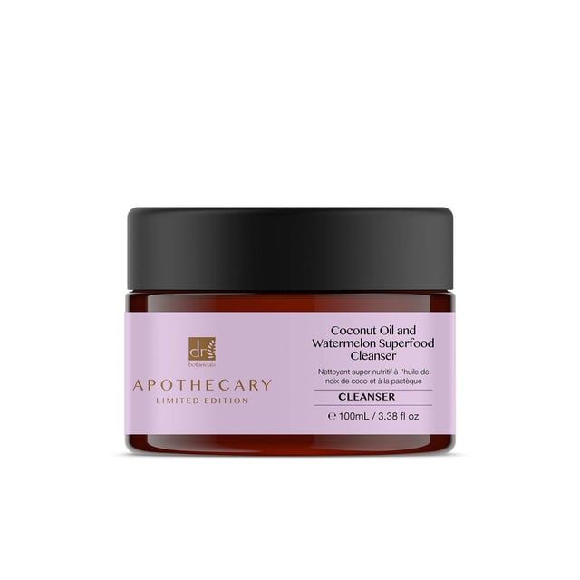 Dr Botanicals Coconut Oil and Watermelon Superfood Cleanser is a refreshing daily cleanser that is rich in antioxidants and natural botanical extracts. It gently cleans and helps prevent imperfections without drying out the skin. Indulge in this clean beauty formula for healthy, glowing skin.