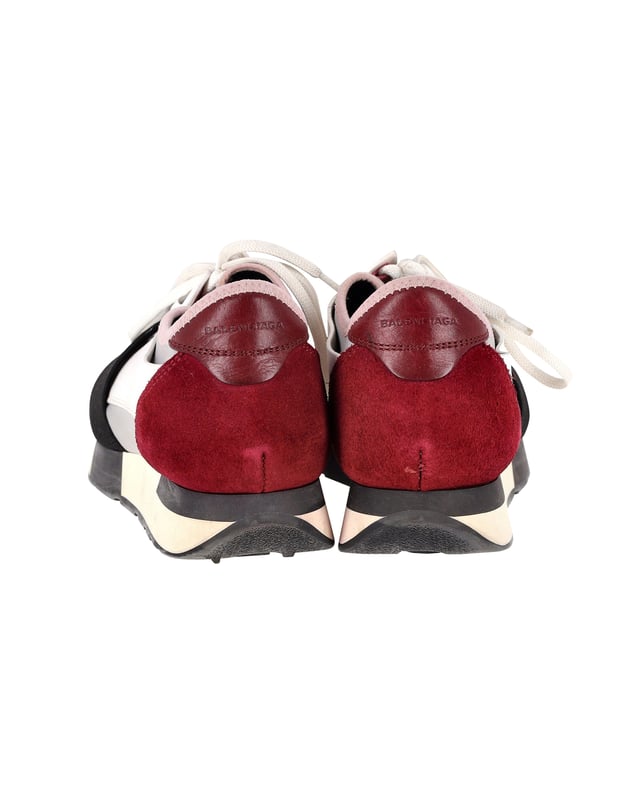 Balenciaga colorblock race top sneakers