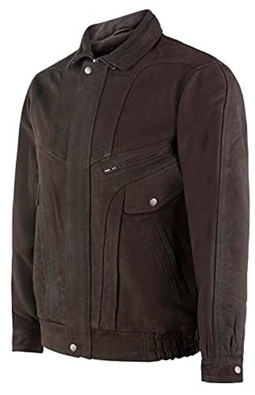 Invest in this timeless comfort fit leather jacket, tailored from soft supple sheepskin Nappa leather. This garment features a classic foldable collar is short in length and features buttoned cuffs. This retro jacket oozes practicality with a remarkable 5 pockets, including a zipped Chest pocket, 2 patch pockets just below the chest and further two pockets at the waist plus two more inside. To help provide a more customized fit the jacket includes an YKK Zip fastening accented with a buttoned fastening at the collar.
