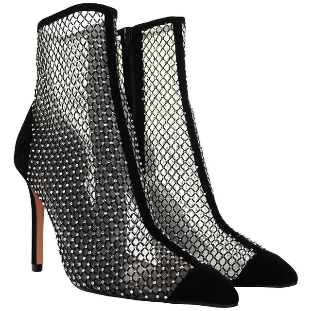 Ted Baker Junapah Crystal Mesh Womens Black Stiefel Ted Baker Junapah Crystal Mesh Womens Black Stiefel