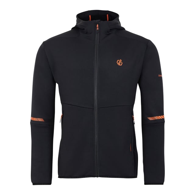 Fabric: Ilus Core Stretch. Design: Contrast, Logo. Pockets: 2 Side Pockets, Zip. Neckline: Hooded. Sleeve-Type: Long-Sleeved. Cuff: Stretch Binding. Hem: Stretch Binding. Fabric Technology: Anti-Bacterial, Antibacterial, Chemical Free, Heavyweight, Odour Control. Chin Guard, Inner Zip Guard. Sun Rating: UPF 50+. Sustainability: Made from Recycled Materials. Hood Features: Sew-On. XS: 36 in. S: 38 in. M: 40 in. L: 42 in. XL: 44 in. XXL: 48 in. 3XL: 51 in.