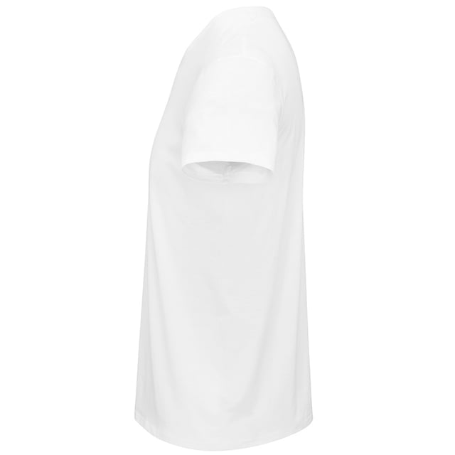 100% Semi-Combed Cotton. Fabric: Soft Touch. 150gsm. Design: Plain. Fit: Fitted. Neckline: Round Neck. Sleeve-Type: Short-Sleeved. Ribbed Collar, Taped Neck, Twin Needle Stitch, Unbranded Size Label. Conforms to Safety Standard: OCS100 Certified, Oeko-Tex Standard 100 Certified.