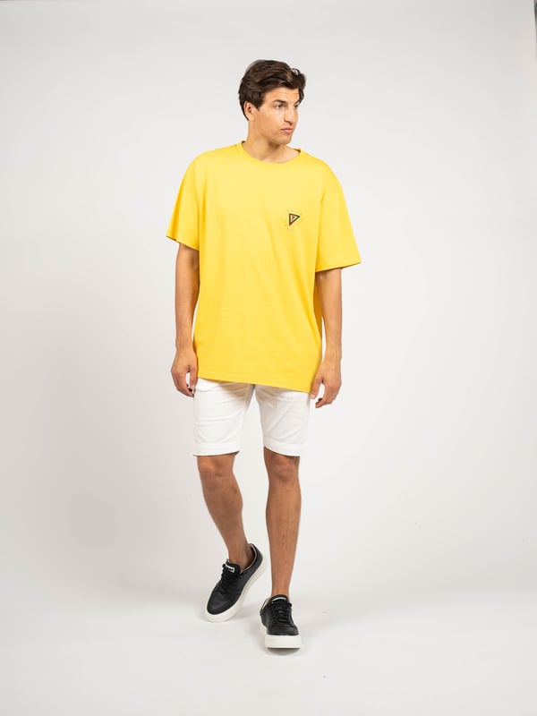 Camiseta guess hombre amarilla outlet