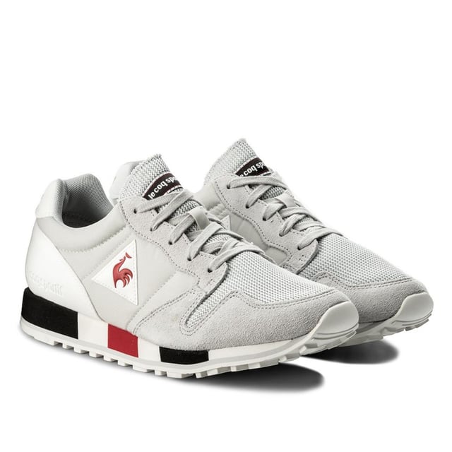 Le Coq Sportif Omega Nylon Mens Grey Trainers