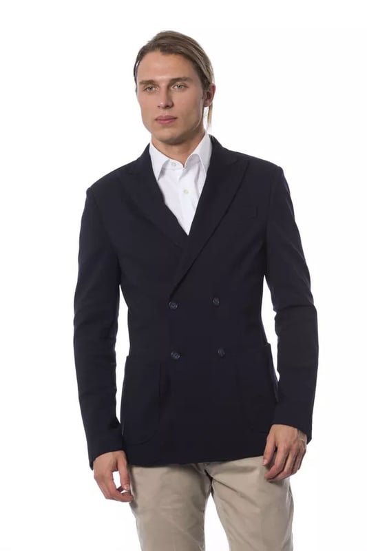 Double-breasted design
  Made from Quality viscose fabric
  Versatile blue color
  Suitable for formal occasions
  Comfortable and durable
Material: 68% Viscose 27% Polyamide 5% Elastane