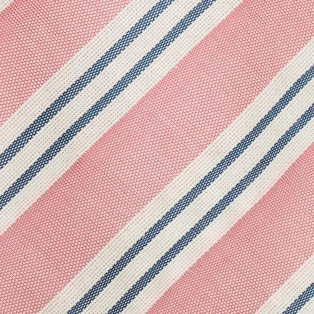 Corbata Hackett London.
Color Rosa claro-rayas azules
Tejido texturizado.
Corbata con diseño estampado y original.
Diseño a rayas.

Medidas:  Largo Corbata: 146 cm. - Ancho de pala: 7,5 cm.

Composición:  85% Algodón, 15% Seda