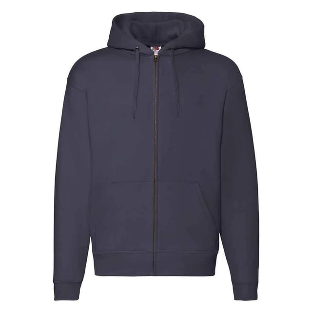 Material: 70% Cotton, 30% Polyester. Fabric: Single Jersey. Design: Plain. 280gsm. Hood Features: Double Layer, Drawcord, Self Fabric. Hem: Elasticated, Ribbed. Drop Shoulder, Metal Zip Pull, Taped Neck, Twin Needle Stitching. Cuff: Elasticated, Ribbed. Neckline: Hooded. Sleeve-Type: Long-Sleeved. Pockets: 2 Front Pockets. Fastening: Full Zip. Sustainability: Amfori, Better Cotton Initiative, BSCI, Fair Labor Association, No Child Or Forced Labour Used, Oeko-Tex Standard 100 Certified, WRAP Certified.