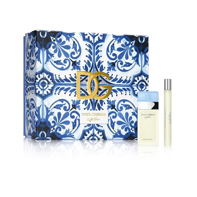 D&G LIGHT BLUE 25ML EDT + 10ML GIFT SET