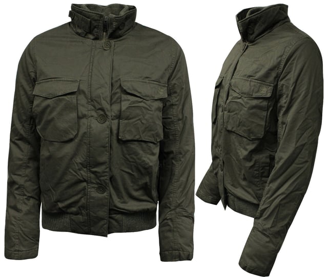 Timberland Earthkeepers Zip Up Womens Chaqueta de algodón de manga larga 36217 529 R12E