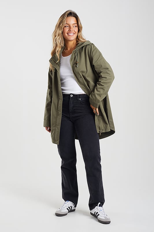 Brave soul mens trailblazer parka khaki online
