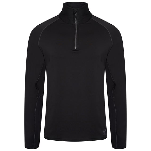 95% Polyester, 5% Elasthan. Stoff: Core Stretch. Design: Kontrastfarbene Ärmel, Logo. Ärmel-Typ: Langärmelig. Verschluss: Viertel-Reißverschluss. Ausschnitt: Stehkragen. Stoff-Technologie: Leicht, schnell trocknend. Nachhaltigkeit: Hergestellt aus recycelten Materialien.