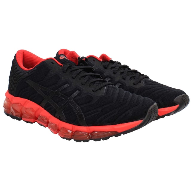 The Asics Gel-Quantum 360 5 GS Kids Black Trainers are designed to provide young athletes with exceptional comfort, support, and style. These trainers are perfect for active kids who need durable footwear that can keep up with their energetic lifestyles.
 
Key Features:
360° GEL™ Technology Cushioning: 

The full-length GEL™ cushioning system offers outstanding shock absorption, ensuring a smooth and comfortable ride for young feet during all activities.


Seamless Mesh Upper:

The seamless mesh upper promotes breathability and reduces the risk of irritation, providing a lightweight and flexible fit that adapts to growing feet.


Durable Rubber Outsole: 

The durable rubber outsole is designed to withstand the wear and tear of active play, providing excellent traction on various surfaces to keep kids stable and secure.


Trusstic System™ Technology: 

The Trusstic System™ reduces the weight of the sole unit while maintaining the structural integrity of the shoe, ensuring stability without adding unnecessary bulk.


Padded Collar and Tongue: 

The padded collar and tongue offer extra comfort and support around the ankle, helping to prevent chafing and improve overall fit.


Breathable Interior Lining: 

The interior lining enhances breathability, keeping feet cool and dry even during intense physical activities.


Reinforced Toe Cap: 

The reinforced toe cap provides added protection, making these trainers a durable choice for kids who are always on the move.


Easy Lacing System:

The traditional lacing system ensures a secure and adjustable fit, helping to keep the trainers snugly in place during active play.


 
The Asics Gel-Quantum 360 5 GS Kids Black Trainers combine advanced cushioning and durability with a stylish design, making them an ideal choice for active kids who need reliable footwear for all their adventures. Whether running, playing, or just having fun, these trainers provide the support and comfort needed to keep up with their busy lives.