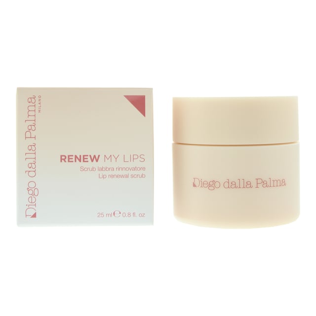Diego Dalla Palma Renew My Lips Lip Scrub is a rejuvenating treatment designed to exfoliate and smooth the lips, ensuring they feel soft and look healthy. This lip scrub combines gentle exfoliants with nourishing ingredients to enhance the appearance and texture of your lips. The formula features fine, natural exfoliating particles that effectively slough away dead skin cells, revealing a smoother, more supple lip surface. Enriched with hydrating agents, the scrub also helps to replenish moisture, preventing dryness and flakiness.