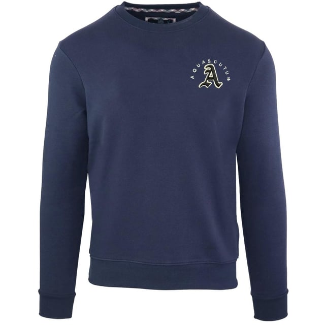 Aquascutum Classic Embossed Signature Logo Black Zip-Up Hoodie main image 0