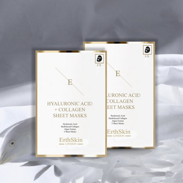 Hyaluronic Acid & Collagen Mask - 3 Sheets

Indulge in the ultimate skin transformation with our Hyaluronic Acid & Collagen Mask. This luxurious sheet mask is designed to deeply hydrate, firm, and rejuvenate your skin, leaving it looking and feeling refreshed and renewed. Each pack contains 6 masks, allowing for multiple treatments to maximize the benefits.

Intense Hydration: Infused with high concentrations of hyaluronic acid, these masks offer unparalleled hydration, locking in moisture to keep your skin supple and dewy.

Collagen Boost: Enhanced with collagen peptides, the mask stimulates collagen production, promoting firmer, more elastic skin over time.

Soothing Experience: The mask provides a relaxing spa-like experience at home, with ingredients that calm and soothe irritated skin, reducing redness and inflammation.

Convenient and Effective: The pre-cut sheet design ensures a perfect fit for your face, delivering active ingredients directly to your skin for optimal absorption. Simply apply, relax for 20 minutes, then remove for immediate results.

Perfect for all skin types, including sensitive skin, this mask is a versatile addition to any skincare routine, promising noticeable improvements in skin texture, tone, and radiance. Enjoy the benefits of professional-grade skincare at home with our Hyaluronic Acid & Collagen Mask.