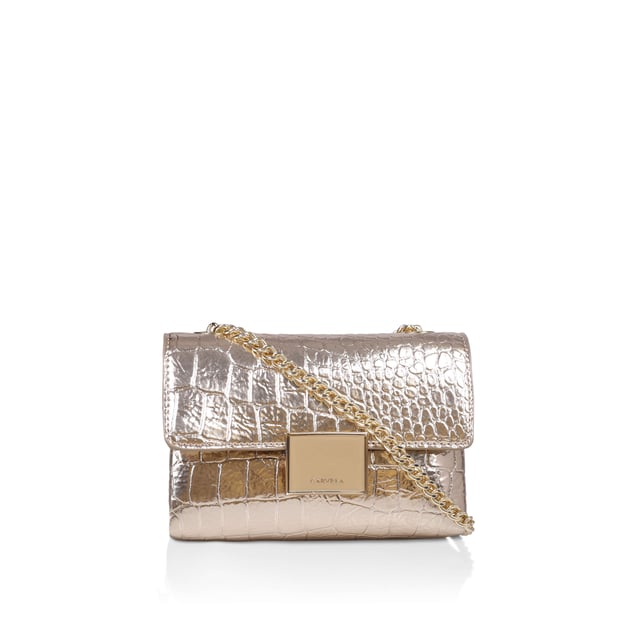 Carvela best sale gold bag