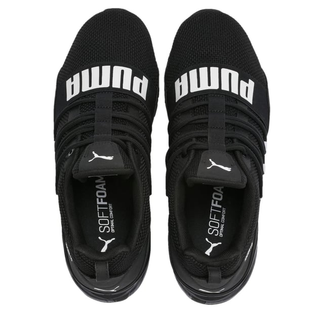 Puma Cell Regulate Trainers Mens The Puma Cell Regulate Trainers represent the next generation of Puma Vis-Tech running. The trainers combine a breathable mesh upper with unique 10CELL cushioning technology to create a comfortable fit with a SoftFoam sockliner to complement. The ArchTec outsole increases functional firmness and decreases shoe weight, whilst also allowing the natural twist of the foot and delivering durable, effective traction. Puma branding finishes the look. > Men's trainers > Lace up fastening > Breathable mesh upper > ArchTec traction outsole > SoftFoam sockliner > Heel pull tab > Padded ankle collar and tongue > 10CELL cushioning > Puma branding > Upper: synthetic/textile > Lining: textile > Outsole: synthetic