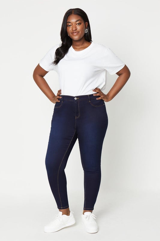 Curve Skinny Ankle Grazer Jeans