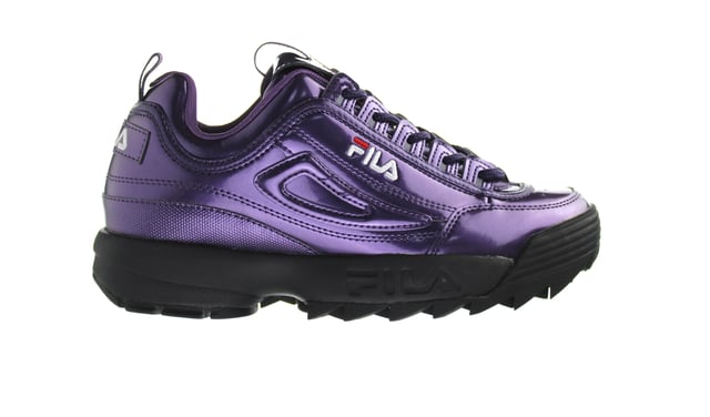 Fila Disruptor M Low Womens Purple Trainers