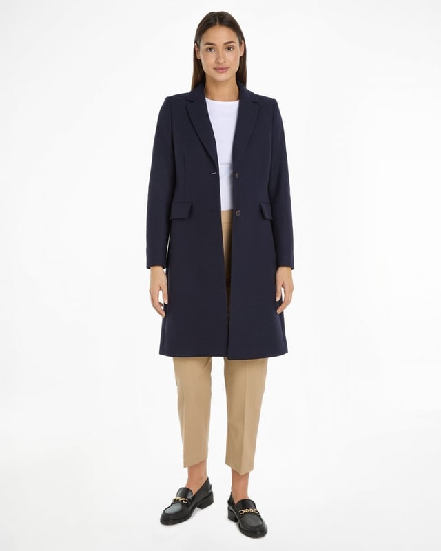 Tommy Hilfiger Blu Cotton Women Jacket main image 1